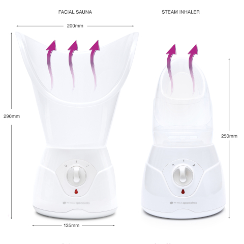 Facial Sauna 290mm X 200mm, Steam inhaler 250mm