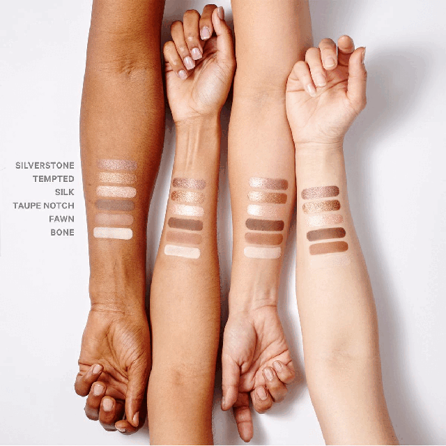 Model hand swatch shot.Swatches