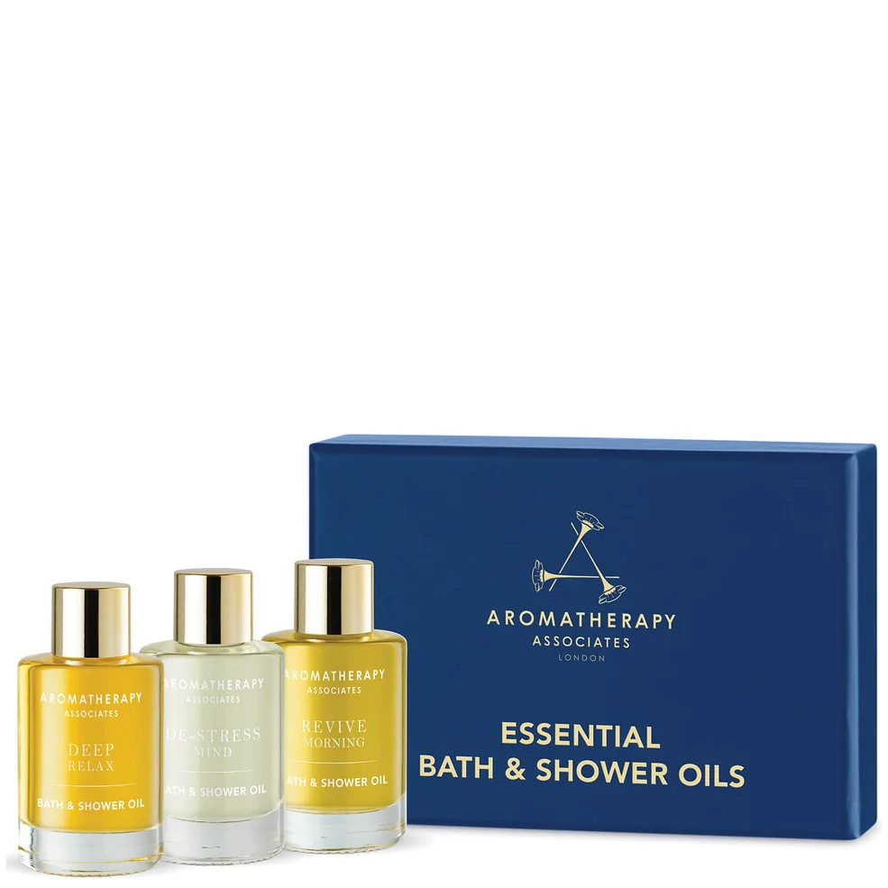 Coffret huiles de bain Aromatherapy Associates Essentials Relax, De-stress & Revive 3x9mlImage1