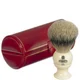 Blaireau de rasage Kent Traditional Pure Grey Badger Shaving Brush - Medium (Bk2)