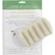 Éponge de bain 6 wave à l'argile verte de The Konjac Sponge Company
