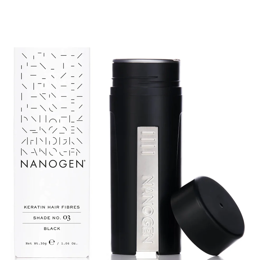 Fibres ultra-fines Nanogen pour cheveux noirs (30 g)Image1