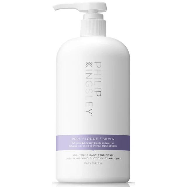 Philip Kingsley Pure Blonde/Silver Après-Shampooing Quotidien Éclaircissant 1 000 ml