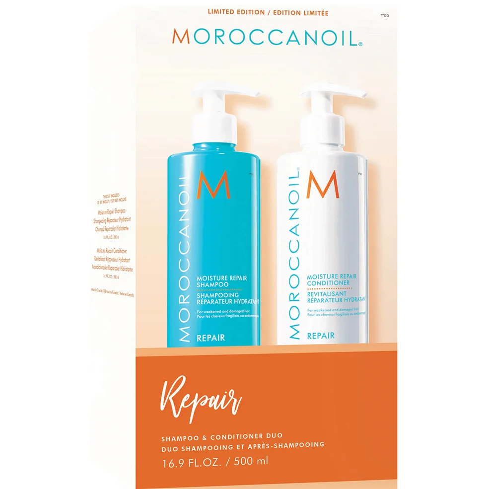 Moroccanoil Moisture Repair Shampoo and Conditioner Duo (500ml)Image1