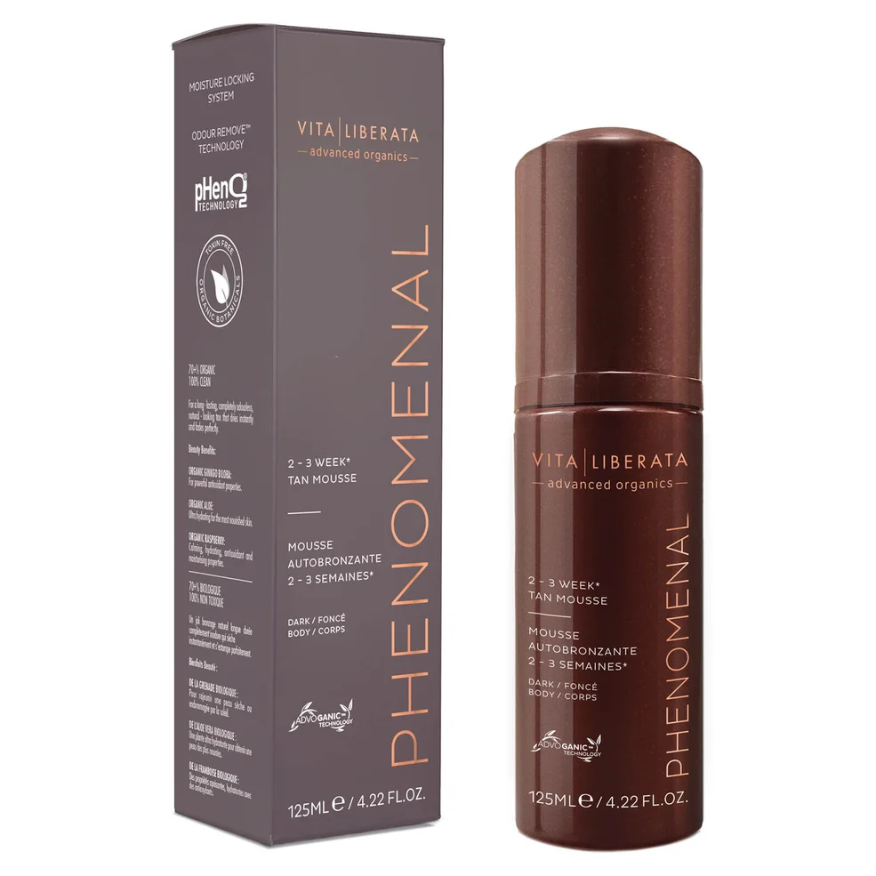 Autobronzant 2 à 3 semaines de avec Vita Liberata pHenomenal - Dark - 125ml.Image1