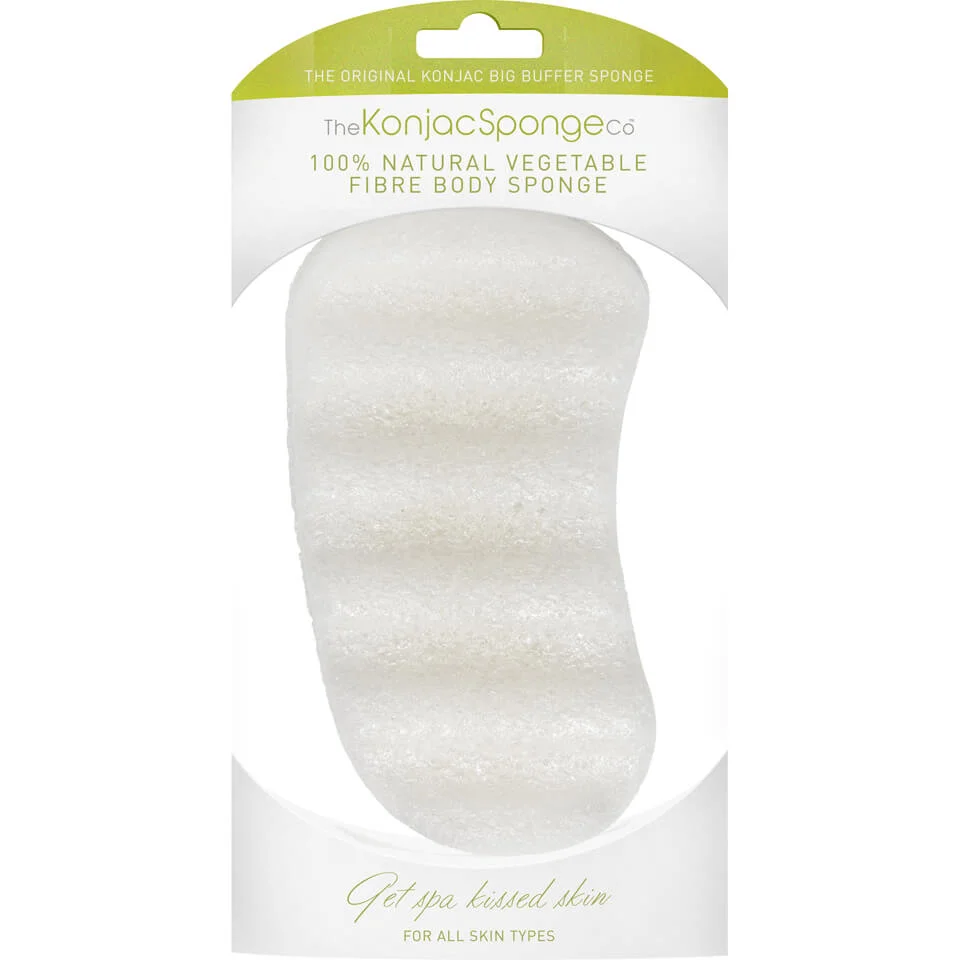 Gant de toilette The Konjac Sponge Company 100 % Pure Big Body Buffer SpongeImage1