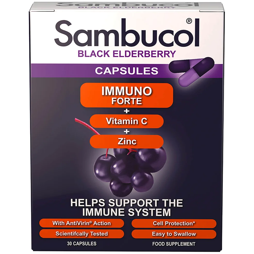 Sambucol Immuno Forte Capsules (30 Capsules)Image1