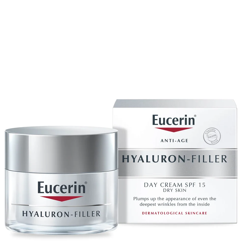 Eucerin® Anti-Age Hyaluron-Filler Crème Jour pour Peaux Sèches SPF 15+ + Protection UVA (50 ml)Image1
