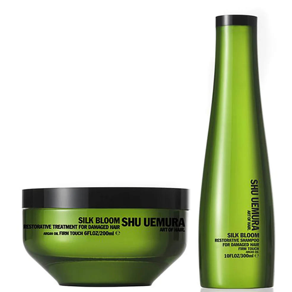 Shu Uemura Art of Hair Silk Bloom duo réparateur - shampooing (300ml) et traitement réparateur (200ml)Image1