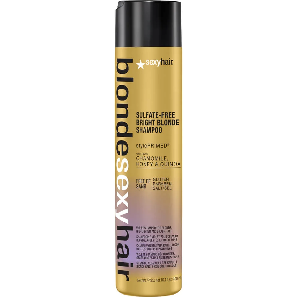 Sexy Hair Blonde Bright Blonde Violet Shampoo 300 mlImage1