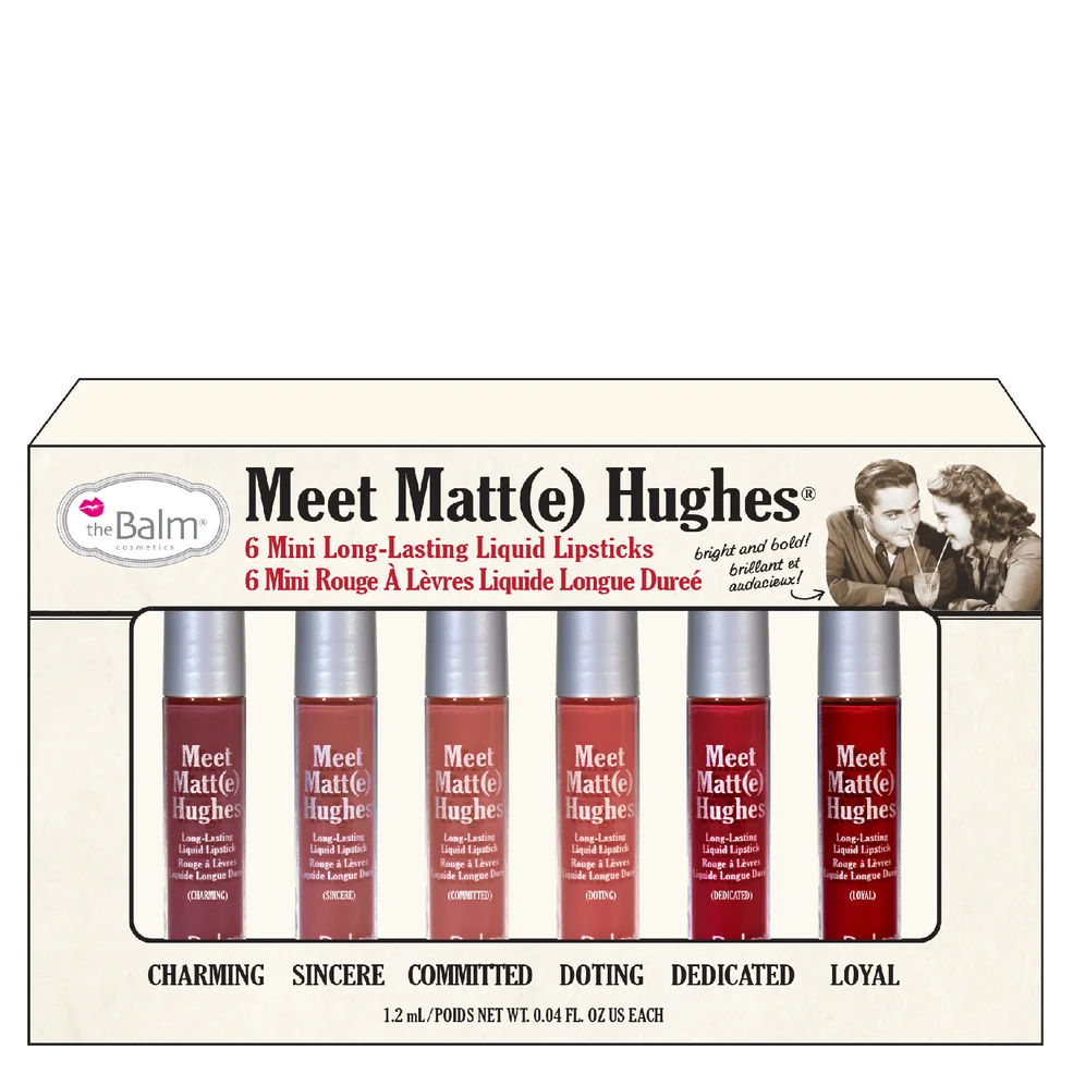 theBalm Meet Matt(e) Hughes Mini Liquid Lipsticks Kit | LOOKFANTASTIC theBalm Meet Matt(e) Hughes Mini Liquid Lipsticks Kit | LOOKFANTASTIC