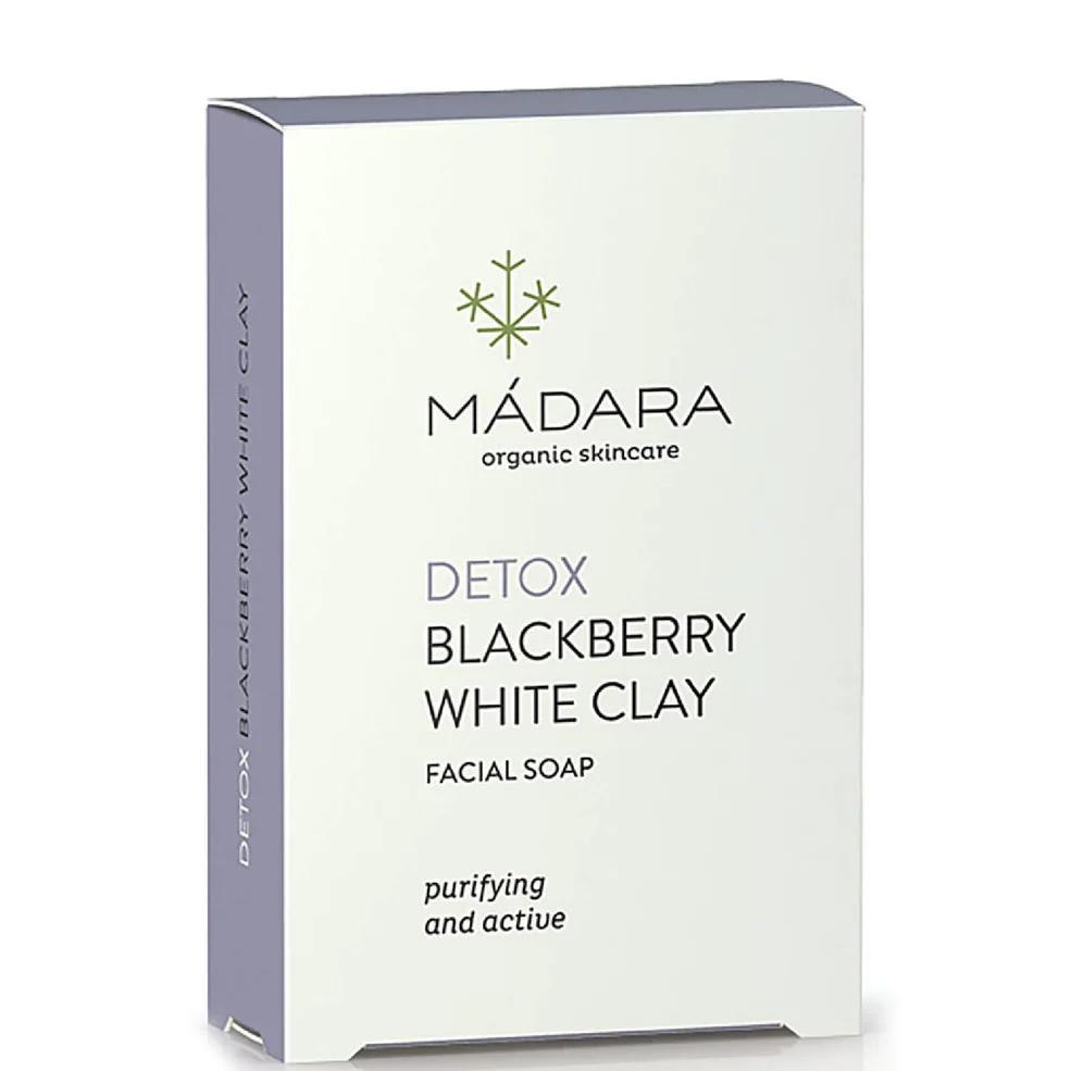 Savon clarifiant pour le visage à l'argile blanche et aux mûres MÁDARA 70 gImage1