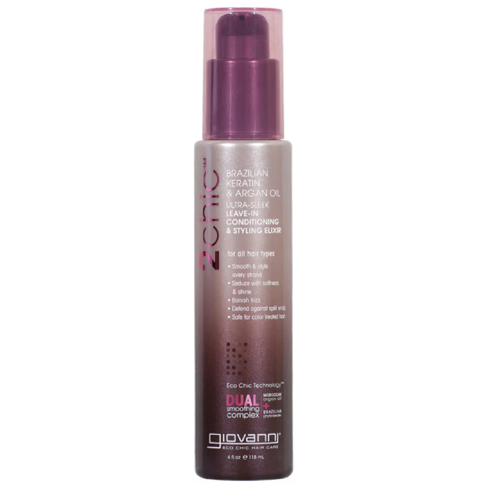 Giovanni Ultra-Sleek Leave In Conditioner & Styling Elixir 118mlImage1