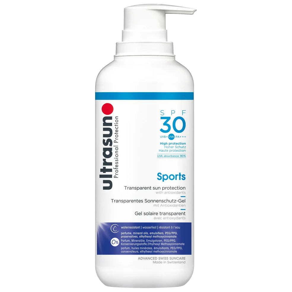 Ultrasun Gel transparent de protection solaire Sport SPF 30 400 mlImage1