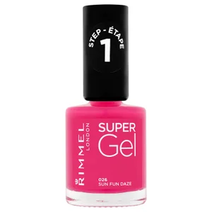 Vernis à ongles Super Gel Rimmel 12 ml (disponible en plusieurs teintes) - Shade 26 Sun Fun Daze