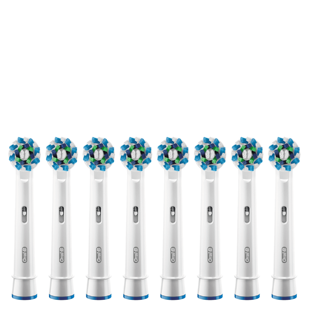 Brossettes de Rechange pour Brosse à Dents Oral-B Cross Action (Lot de 8)Image1