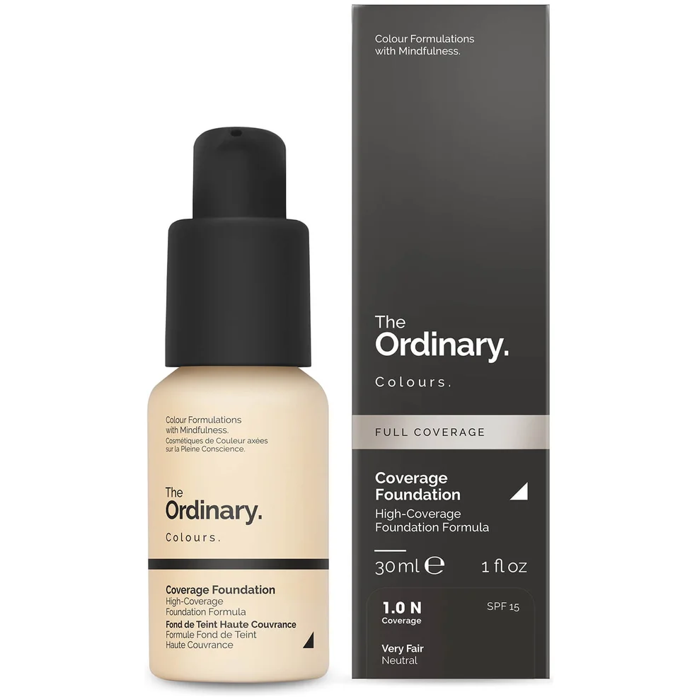 Fond de Teint Haute Couvrance SPF 15 The Ordinary Colours 30 ml (différentes teintes disponibles)Image1