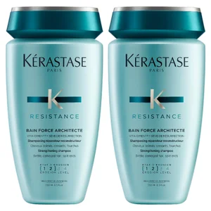 KÉRASTASE RÉSISTANCE BAIN FORCE ARCHITECTE SHAMPOOING RECONSTRUCTEUR 250ml Duo - undefined undefined