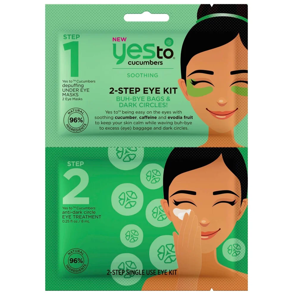 Kit pour les Yeux 2 Étapes 2-Step Eye Kit yes to cucumbersImage1