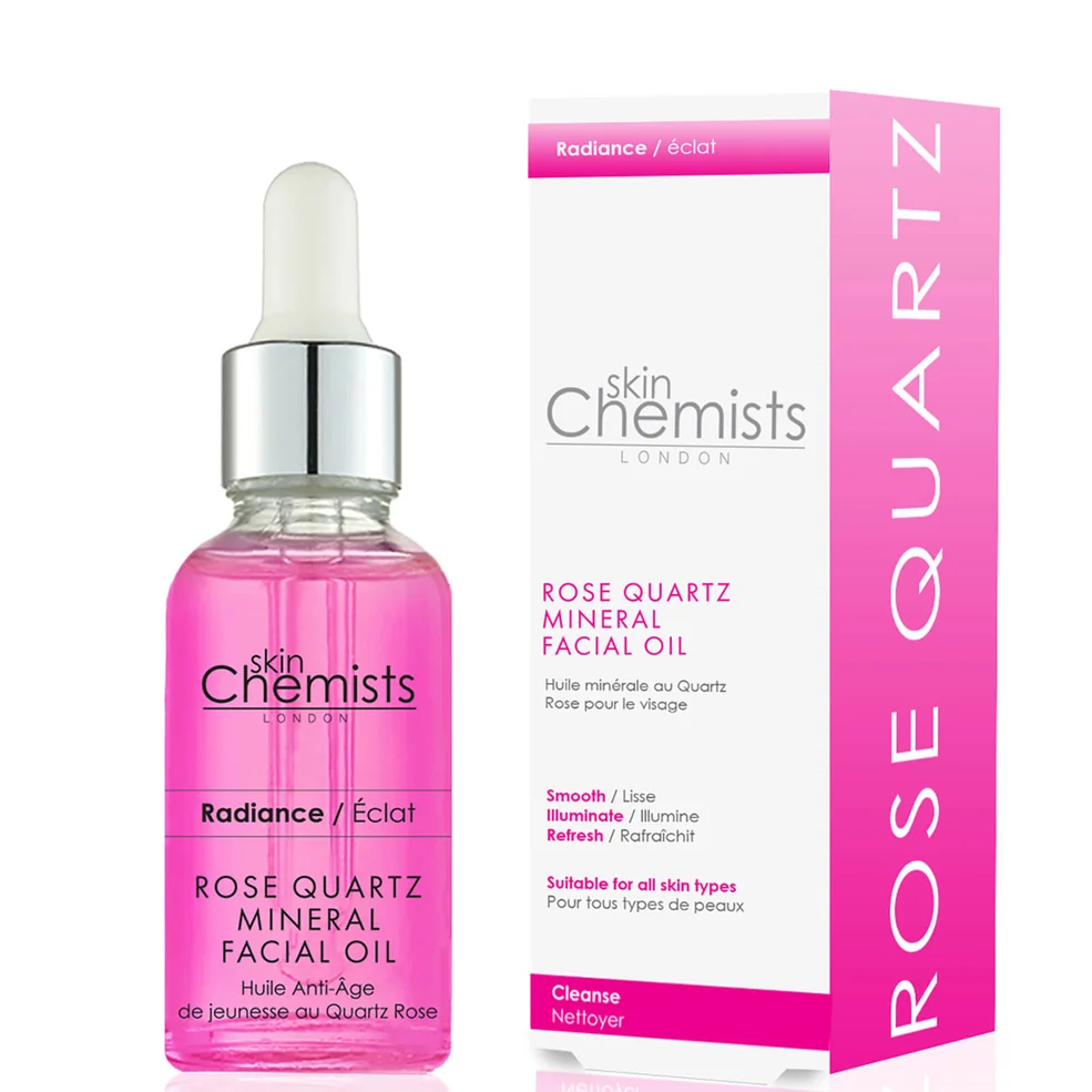 Huile Minérale au Quartz Rose pour le Visage skinChemists London 30 mlImage1
