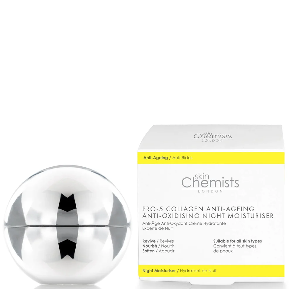 Anti-Âge Anti-Oxydant Crème Hydratante Experte de Nuit skinChemists London 50 mlImage1