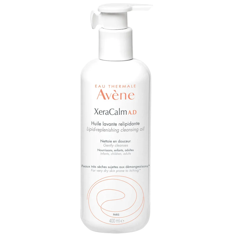 Avène XeraCalm A.D. Huile nettoyante régénératrice de lipides pour la peau sèche et les démangeaisons 400mlImage1