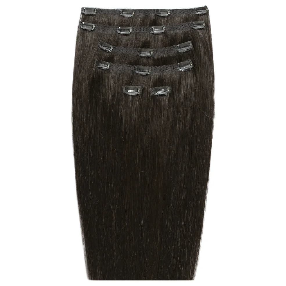 Extensions Capillaires à Clipser 18" Double Hair Set Clip-In Extensions – Raven 2Image1