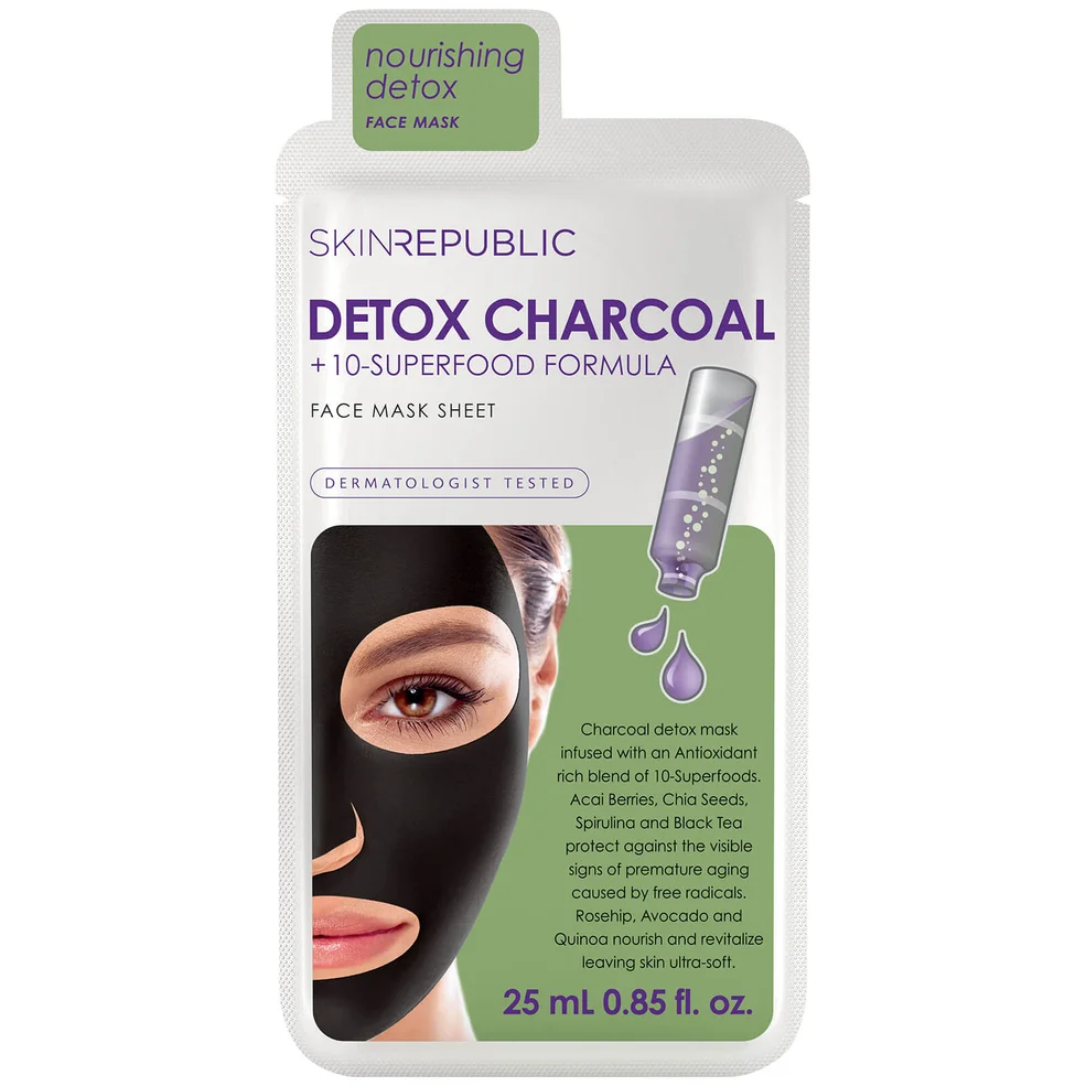 Masque Superfood Detox + Charbon Skin Republic 25 mlImage1