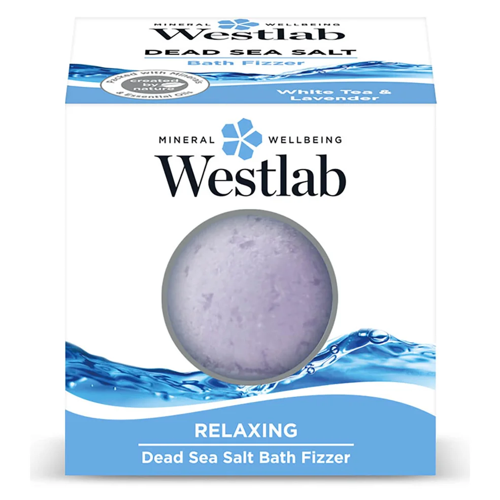Boule Effervescente Relaxante à la Boue de la Mer Morte pour le Bain Relaxing Dead Sea Salt Bath Fizzer WestlabImage1