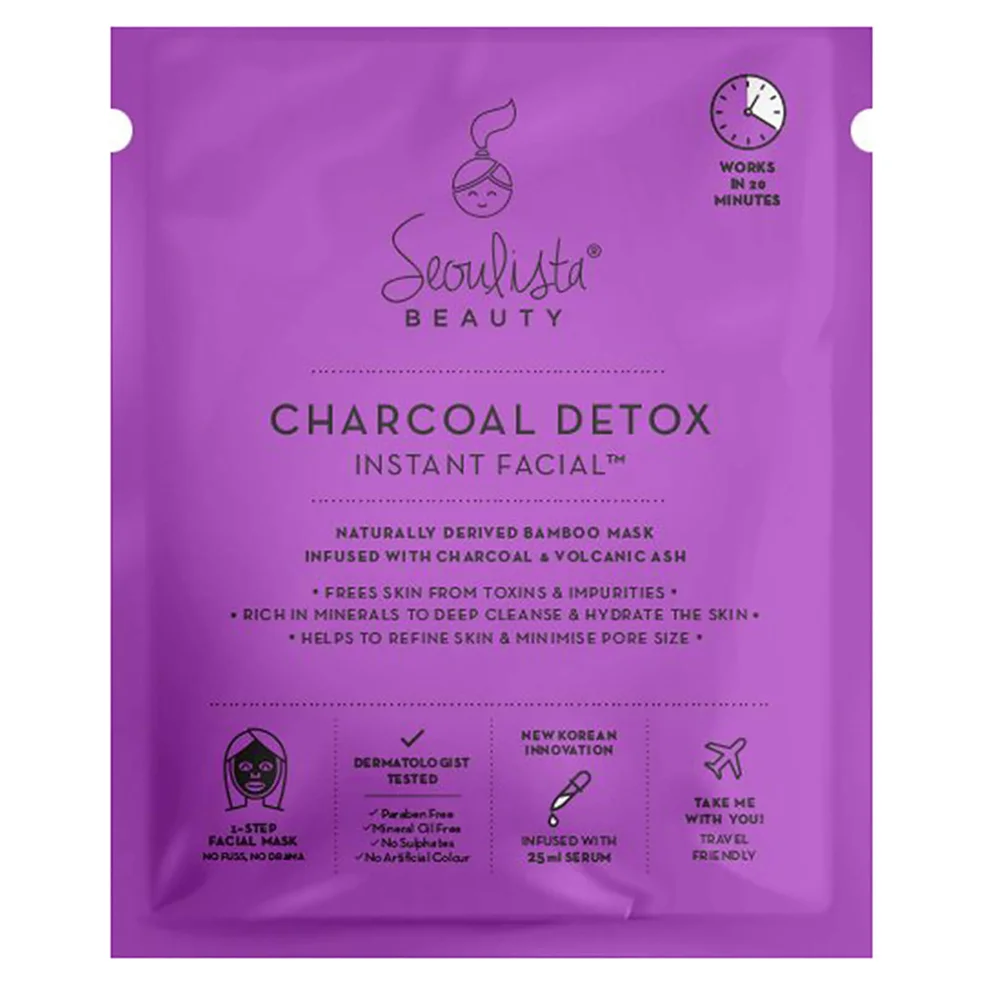 Masque pour le Visage Détox au Charbon Instant Facial™ Seoulista BEAUTYImage1