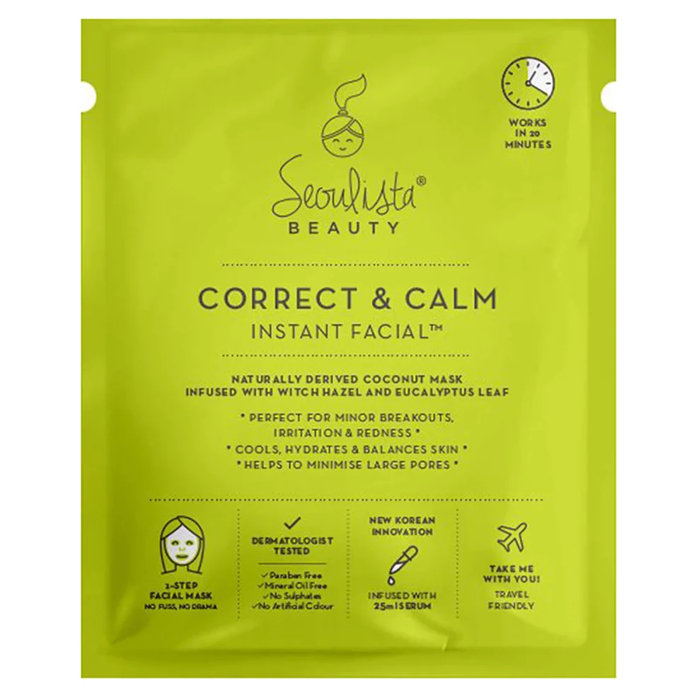 Masque pour le Visage Correcteur et Calmant Instant Facial™ Seoulista BEAUTYImage1