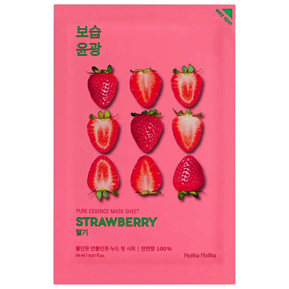 Holika Holika Pure Essence Mask Sheet - StrawberryImage1