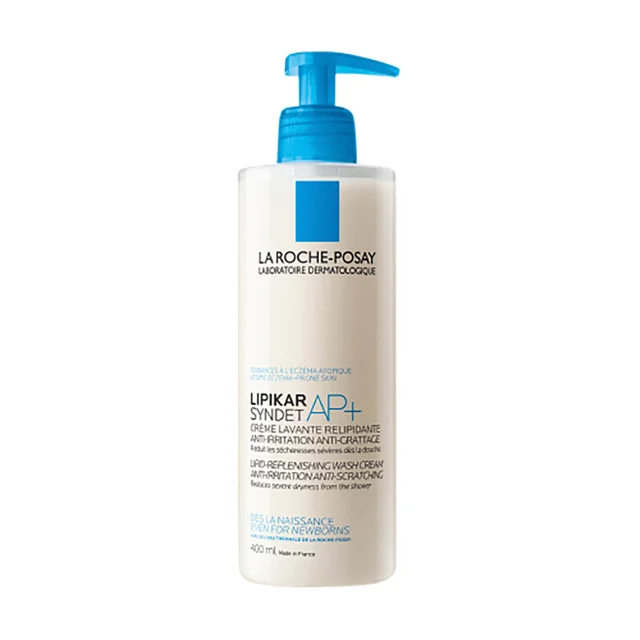 Gel-crème nettoyante pour le corps Lipikar SYNDET de La Roche-Posay 400 ml