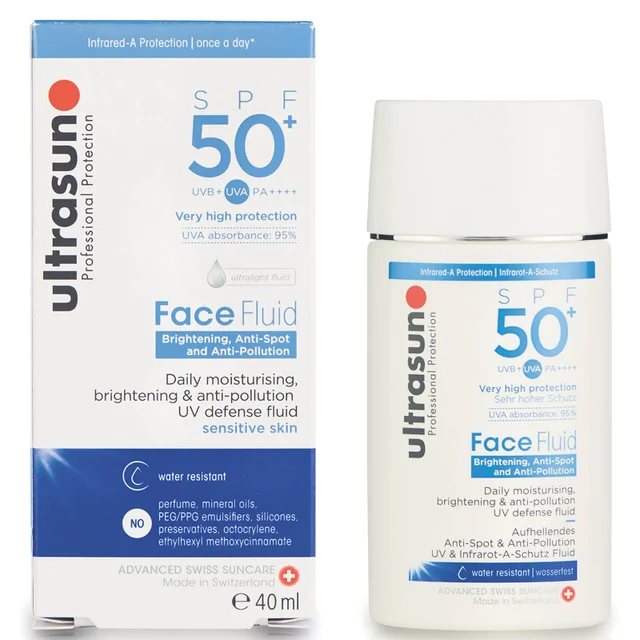 Ultrasun Fluide Antipollution Visage SPF 50+ 40 ml
