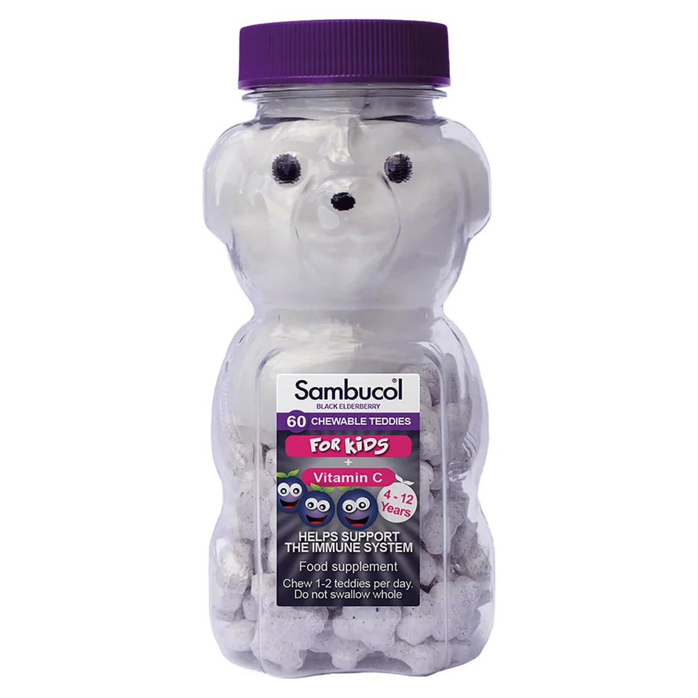 Sambucol Kids' Teddies (Nounours à croquer pour enfants) – 60 comprimésImage1