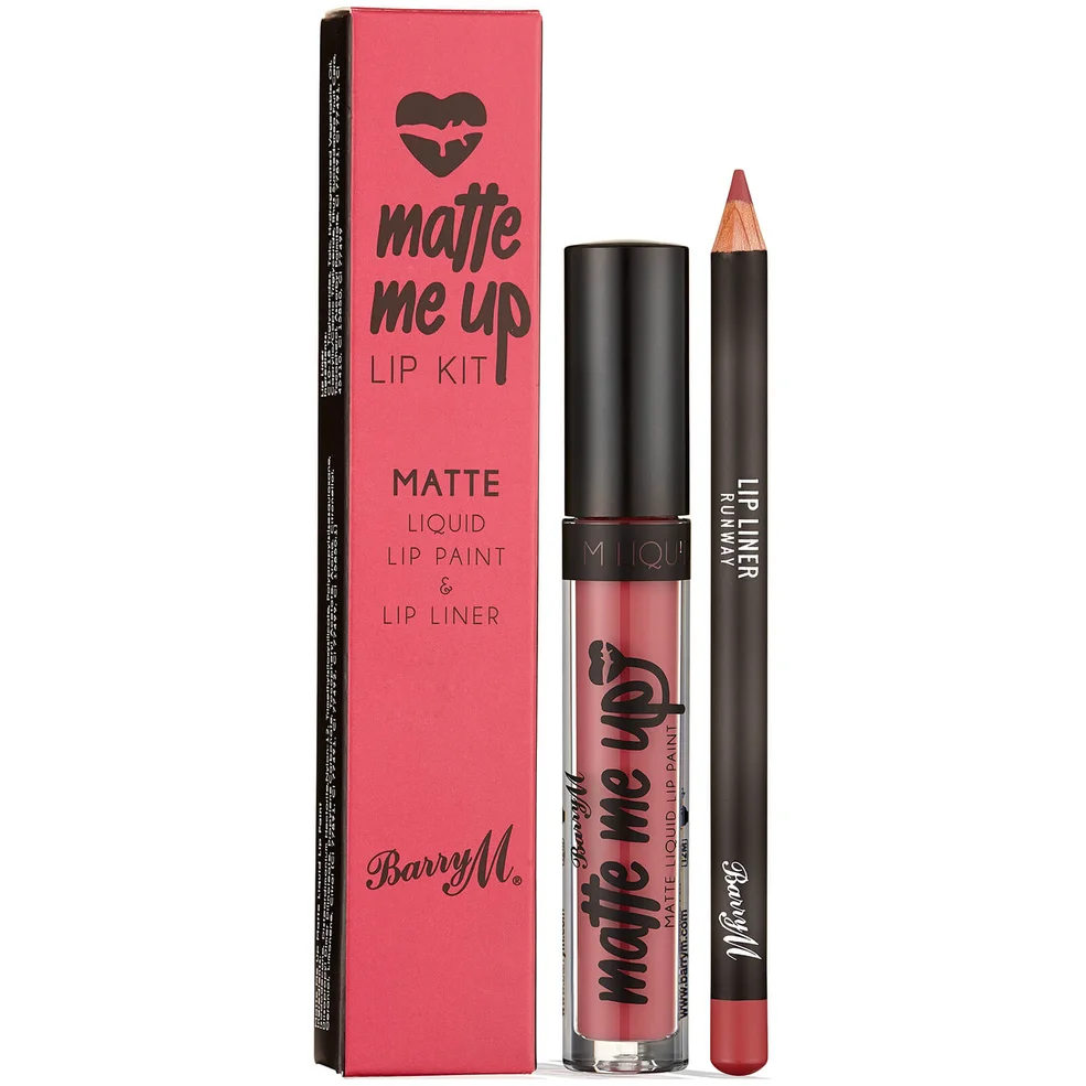 Barry M Cosmetics Matte Me Up Lip Kit (Various Shades)Image1