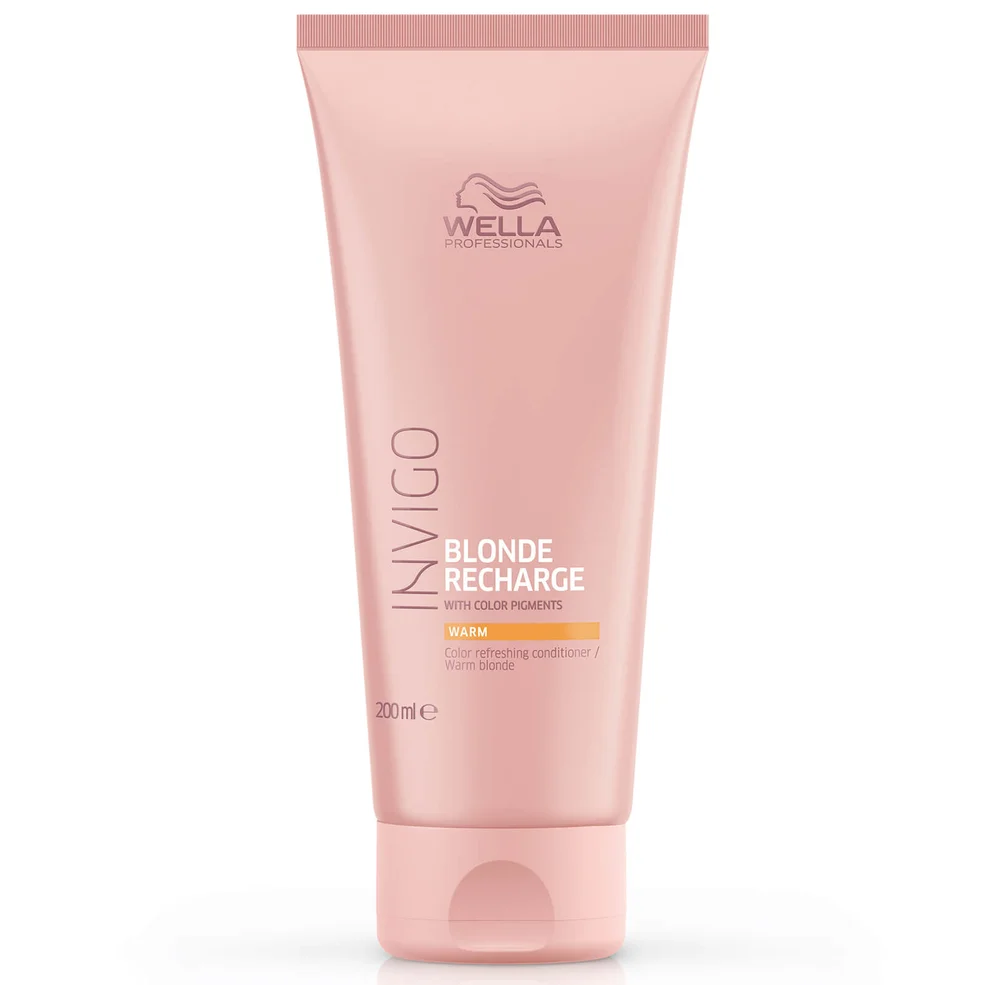 Wella Professionals Care INVIGO Blonde Recharge Color Refreshing Conditioner - Warm Blonde 200mlImage1