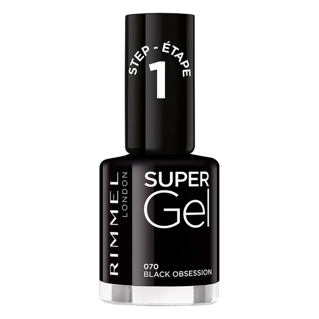 Rimmel Super Gel Vernis à Ongles – Black Obsession