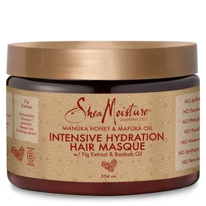 Shea Moisture Masque Capillaire Hydratation Intense Miel de Manuka et Huile de Mafura 354 ml - undefined undefined