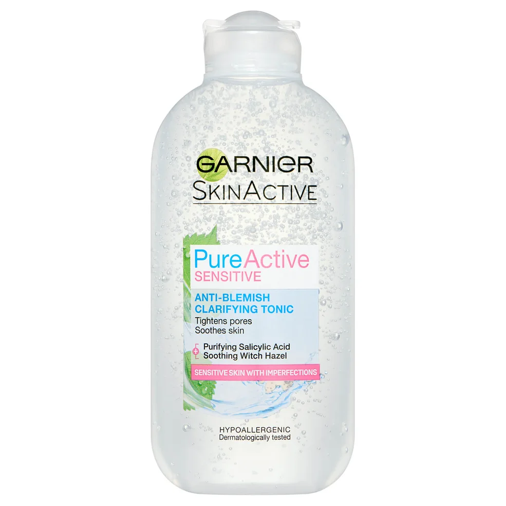Tonique Clarifiant Anti Imperfections pour Peaux Sensibles Pure Active Garnier 200 mlImage1