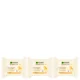 25 Lingettes Nettoyantes Visage Micellaires Infusées d'Huile Garnier (lot de 3)