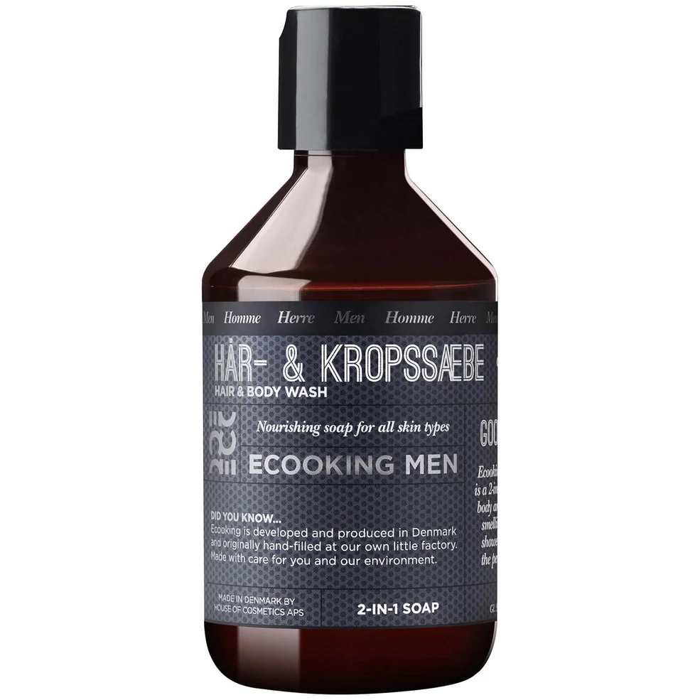 Gel Lavant Corps et Cheveux pour Homme Ecooking 250 mlImage1