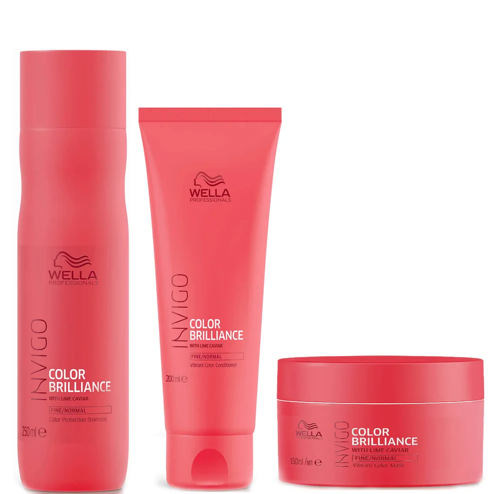 Wella INVIGO Color Brilliance Trio for Fine HairImage1