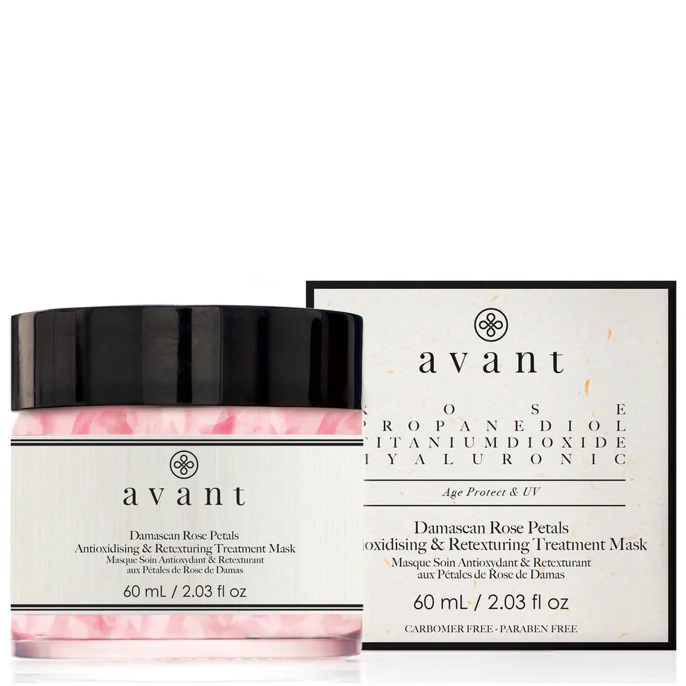 Avant Skincare Damascan Rose Petals Antioxidising and Retexturing Treatment Mask 60mlImage1
