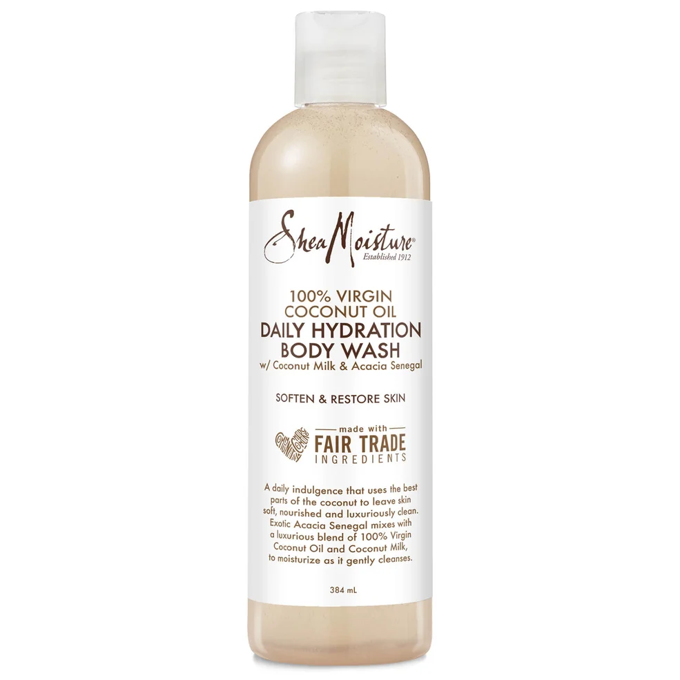 Gel Douche Hydratant Quotidien 100 % Huile de Noix de Coco Vierge Shea Moisture 384 mlImage1