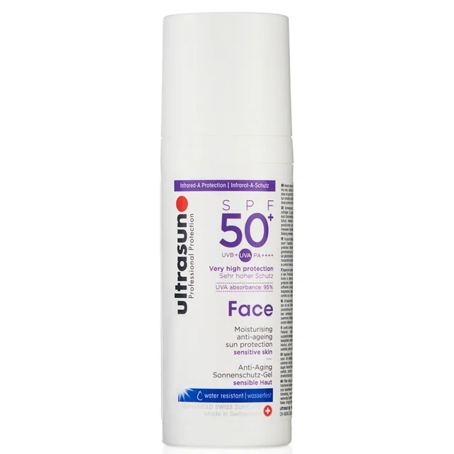 Ultrasun Gel Solaire Visage Anti-Âge SPF 50+ 50 ml