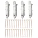 Kit de pinces T3 avec 4 pinces crocodiles et 30 épingles à nourrice en or rose
