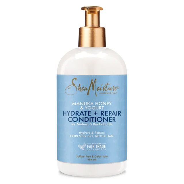 Shea Moisture Après-shampooing Hydratant et Réparateur au Miel de Manuka et au Yaourt 369 g