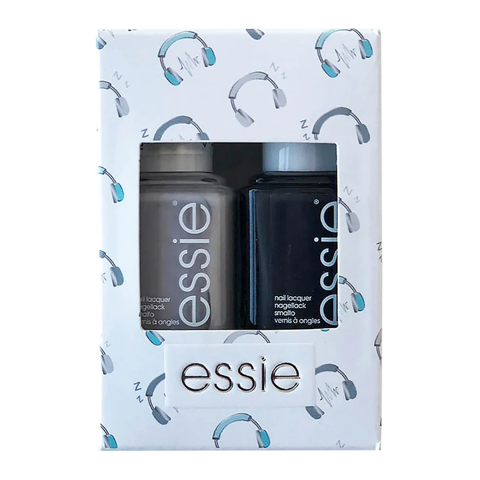 essie Press Pause Greys Nail Polish Duo Kit 2 x 13.5mlImage1