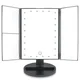Rio Miroir de Maquillage à Intensité d'Éclairage Variable 24 LED, Grossissant X2 et X3
